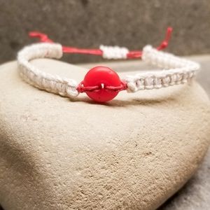 Fishman Donut Adjustable Hemp Bracelet